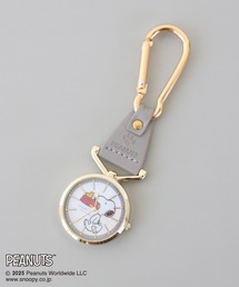 PEANUTS（ピーナッツ）の「〈PEANUTS/ピーナッツ〉 スヌーピー カラビナ レザーウォッチ PNT058（チャーム）」