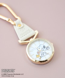 PEANUTS（ピーナッツ）の「〈PEANUTS/ピーナッツ〉 スヌーピー カラビナ レザーウォッチ PNT058（チャーム）」
