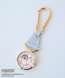 PEANUTS（ピーナッツ）の「〈PEANUTS/ピーナッツ〉 スヌーピー カラビナ レザーウォッチ PNT058（チャーム）」