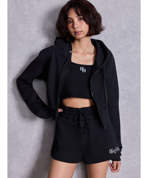 GYDA セットアップ ラメパーカー ラメショートパンツ 迷彩柄 GYDA Shortラメパーカー【セットアップ着用可能】（パーカー）｜GYDA
