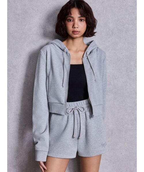 GYDA セットアップ ラメパーカー ラメショートパンツ 迷彩柄 GYDA Shortラメパーカー【セットアップ着用可能】（パーカー）｜GYDA