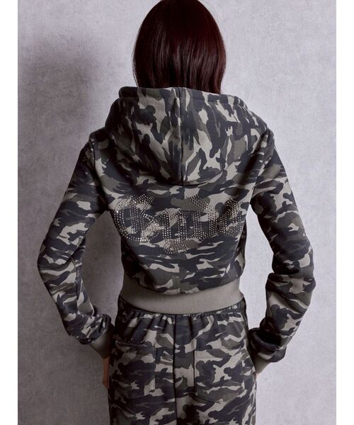 GYDA（ジェイダ）の「NEW GYDA Shortラメパーカー（パーカー・レディース・その他1/オフホワイト/グレー/ブラック・FREE）」の13枚目の写真