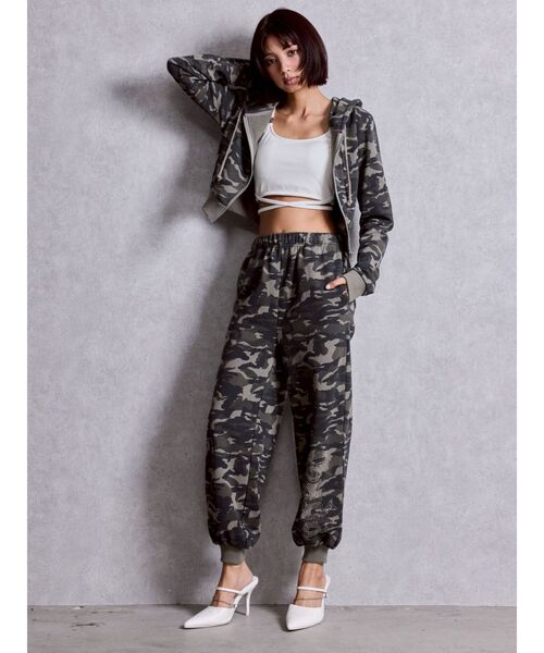 GYDA（ジェイダ）の「NEW GYDA Shortラメパーカー（パーカー・レディース・その他1/オフホワイト/グレー/ブラック・FREE）」の15枚目の写真