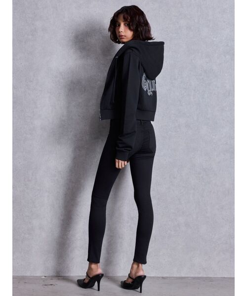 GYDA（ジェイダ）の「NEW GYDA Shortラメパーカー（パーカー・レディース・その他1/オフホワイト/グレー/ブラック・FREE）」の21枚目の写真