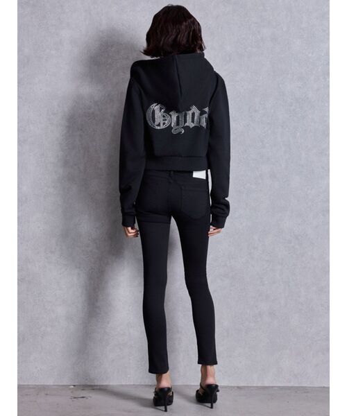 GYDA（ジェイダ）の「NEW GYDA Shortラメパーカー（パーカー・レディース・その他1/オフホワイト/グレー/ブラック・FREE）」の22枚目の写真