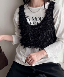 fredy emue | リボンテープビスチェ(ベスト)