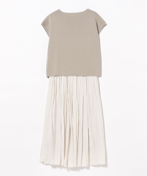 BEAMS HEART(ビームスハート)の「フレンチ スリーブ プルオーバー × フレア スカート(セットアイテム)(ワンピース・レディース・ベージュ/オフホワイト/ネイビー/ブルー系その他・FREE)」の10枚目の写真