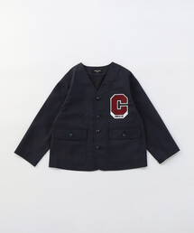 COMME CA ISM（コムサイズム）の「ワッペン付き ノーカラージャケット（ノーカラージャケット）」