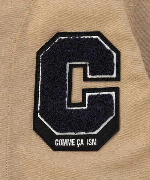COMME CA ISM（コムサイズム）の「ワッペン付き ノーカラージャケット（ノーカラージャケット・キッズ・ネイビー/ベージュ・100cm/110cm/120cm/130cm/140cm/150cm）」の9枚目の写真