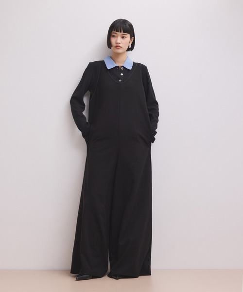 WEB限定】バイカラーオールインワン（つなぎ/オールインワン）｜ADAM