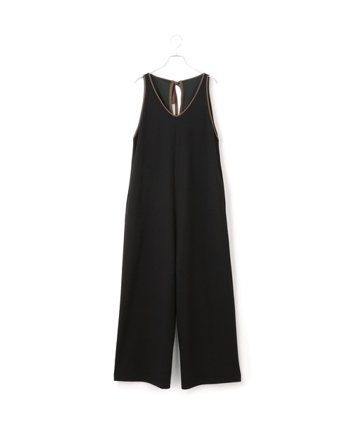 ADAM ET ROPE'（アダムエロペ）の「【WEB限定】バイカラーオールインワン（つなぎ/オールインワン・レディース・チャコールグレー/ブラック系その他2/ブラック・38/36）」の18枚目の写真