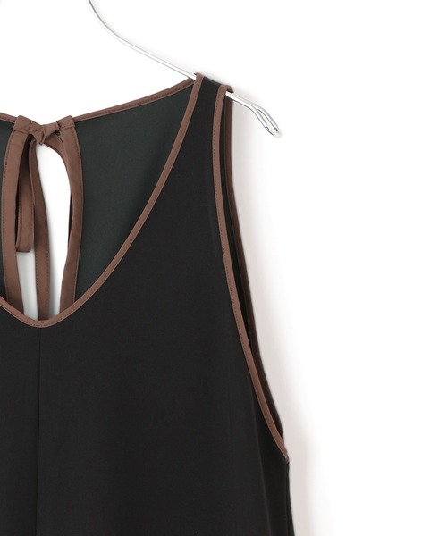 ADAM ET ROPE'（アダムエロペ）の「【WEB限定】バイカラーオールインワン（つなぎ/オールインワン・レディース・チャコールグレー/ブラック系その他2/ブラック・38/36）」の21枚目の写真