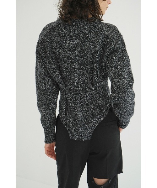 CLANE（クラネ）の「CLANE LOW GAUGE BODYSUIT KNIT TOPS 19106-2132（ニット/セーター・レディース・マルチ/ライトグリーン/ベージュ・2/1）」の13枚目の写真