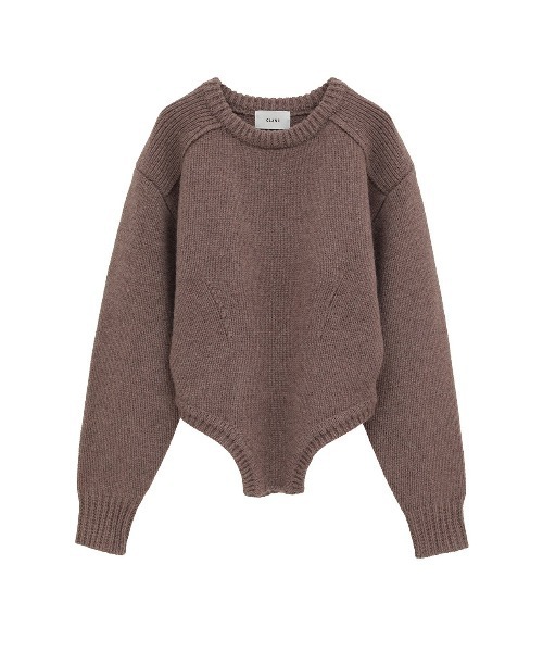 CLANE（クラネ）の「CLANE LOW GAUGE BODYSUIT KNIT TOPS 19106-2132（ニット/セーター・レディース・マルチ/ライトグリーン/ベージュ・2/1）」の18枚目の写真