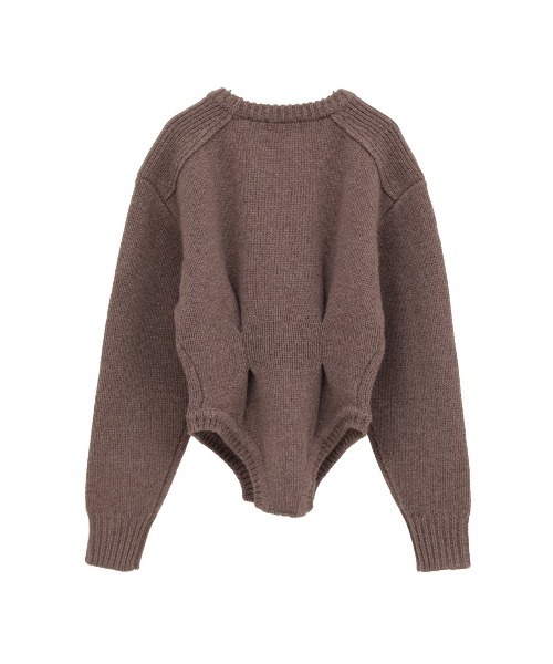 CLANE（クラネ）の「CLANE LOW GAUGE BODYSUIT KNIT TOPS 19106-2132（ニット/セーター・レディース・マルチ/ライトグリーン/ベージュ・2/1）」の19枚目の写真