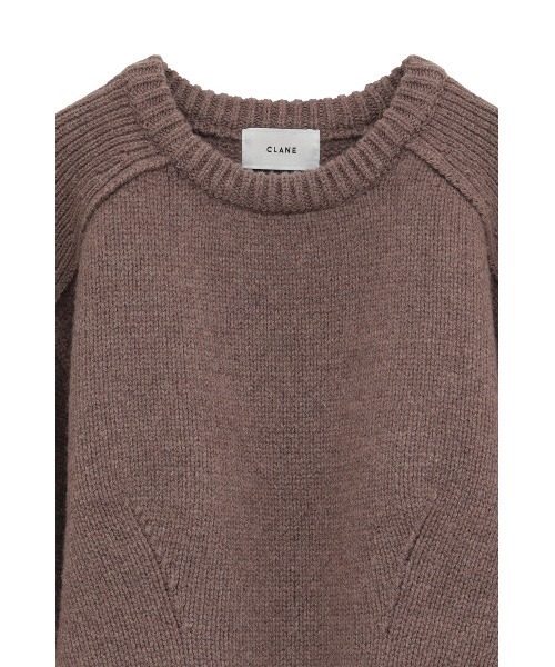 CLANE（クラネ）の「CLANE LOW GAUGE BODYSUIT KNIT TOPS 19106-2132（ニット/セーター・レディース・マルチ/ライトグリーン/ベージュ・2/1）」の20枚目の写真