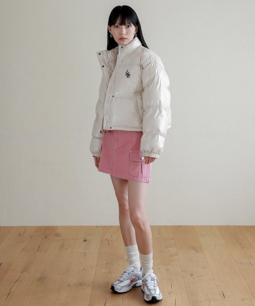 LOSSYROW(ロッシロー)の「Lossy Glossy Crop Padding_Cream(ダウンジャケット/コート・レディース・その他・FREE)」の3枚目の写真