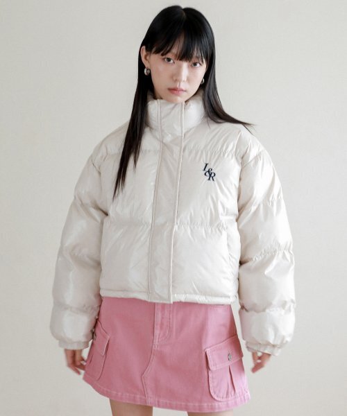 LOSSYROW(ロッシロー)の「Lossy Glossy Crop Padding_Cream(ダウンジャケット/コート・レディース・その他・FREE)」の4枚目の写真