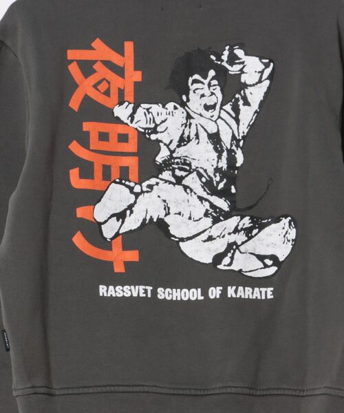 RASSVET / PACCBET(ラスベート)の「RASSVET/ラスべート RASS DOJO HOOD(パーカー・メンズ・ブラック・S/M/L)」の3枚目の写真