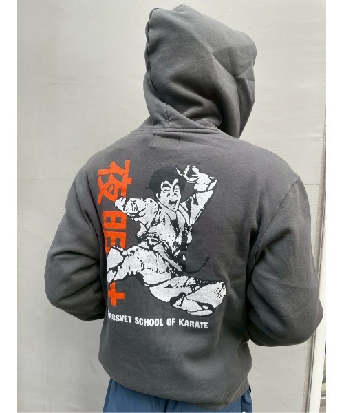 RASSVET / PACCBET(ラスベート)の「RASSVET/ラスべート RASS DOJO HOOD(パーカー・メンズ・ブラック・S/M/L)」の4枚目の写真