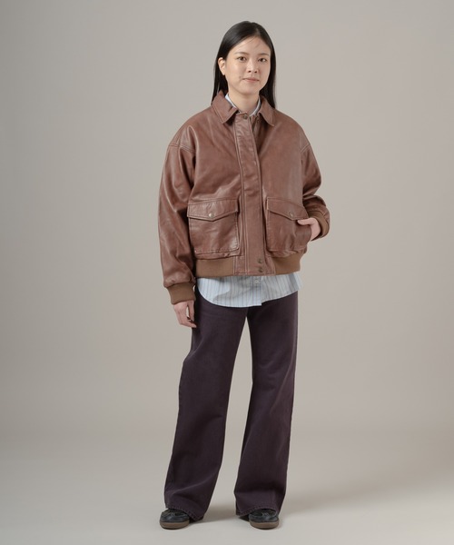 Levi's（リーバイス）の「Levi's/リーバイス ケネディ ダッド ジャケット（ブルゾン・レディース・ブラウン・XS/M/S）」の10枚目の写真