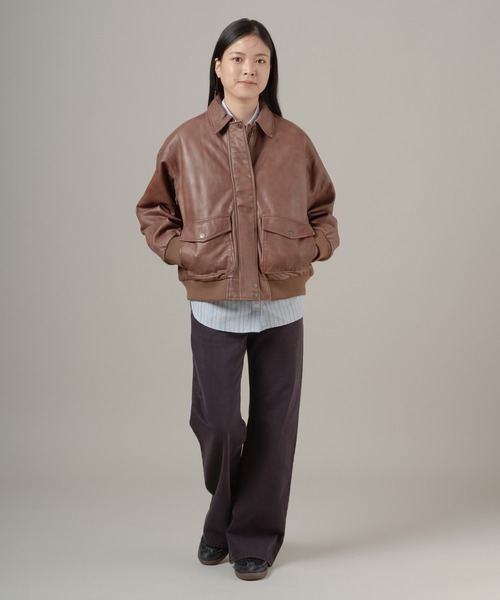 Levi's（リーバイス）の「Levi's/リーバイス ケネディ ダッド ジャケット（ブルゾン・レディース・ブラウン・XS/M/S）」の12枚目の写真