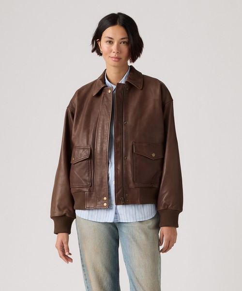 Levi's(リーバイス)の「Levi's/リーバイス ケネディ ダッド ジャケット(ブルゾン・レディース・ブラウン・XS/M/S)」の9枚目の写真