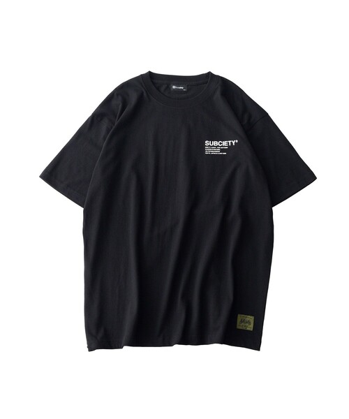 Subciety(サブサエティ)の「ORIGIN tee(Tシャツ/カットソー・メンズ・ブラック×ホワイト/ホワイト/グレイッシュブルー/ブラック×レッド・SMALL/MEDIUM/LARGE/X-LARGE/XX-LARGE)」の17枚目の写真