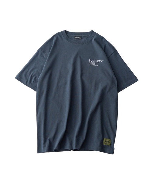 Subciety(サブサエティ)の「ORIGIN tee(Tシャツ/カットソー・メンズ・ブラック×ホワイト/ホワイト/グレイッシュブルー/ブラック×レッド・SMALL/MEDIUM/LARGE/X-LARGE/XX-LARGE)」の8枚目の写真