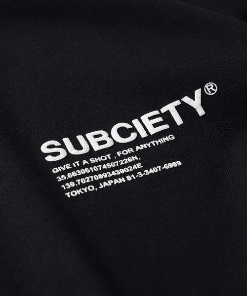 Subciety(サブサエティ)の「ORIGIN tee(Tシャツ/カットソー・メンズ・ブラック×ホワイト/ホワイト/グレイッシュブルー/ブラック×レッド・SMALL/MEDIUM/LARGE/X-LARGE/XX-LARGE)」の9枚目の写真