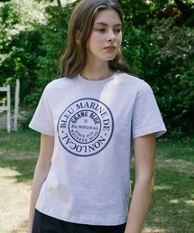Marine Rope Print T-shirt - Light Grey