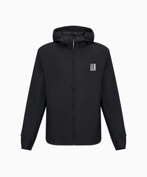 LIMELIGHT APPAREL(ライムライトアパレル)の「アスリットリップストップランニングウィンドブレーカー(ブラック/ホワイト)(ナイロンジャケット・メンズ・その他・S/L/M/XL/XXL)」の2枚目の写真