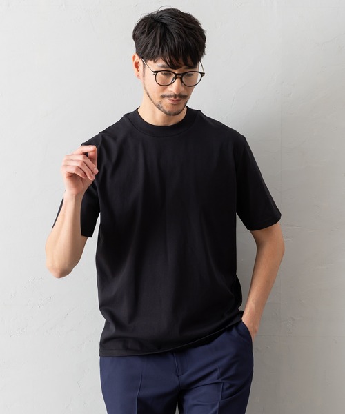 BTZ TOKYO(ビーティーゼットトウキョウ)の「【半袖モックネックTシャツ】防臭+接触冷感+吸水速乾機能付き(Tシャツ/カットソー・メンズ・ブラック/ブルー/グレー/ホワイト・LL/L/M/S/3L)」の17枚目の写真