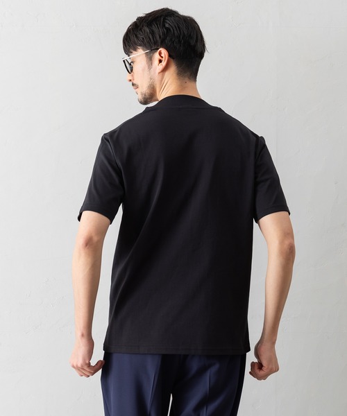 BTZ TOKYO(ビーティーゼットトウキョウ)の「【半袖モックネックTシャツ】防臭+接触冷感+吸水速乾機能付き(Tシャツ/カットソー・メンズ・ブラック/ブルー/グレー/ホワイト・LL/L/M/S/3L)」の20枚目の写真
