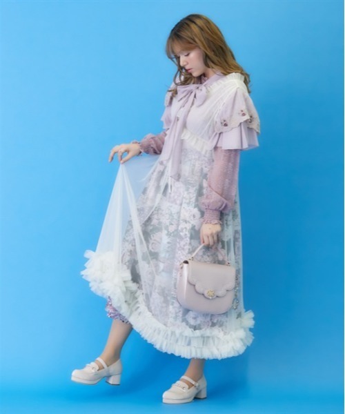 axes femme（アクシーズファム）の「ノースリーブワンピース（ワンピース・レディース・グレー・FREE）」の2枚目の写真