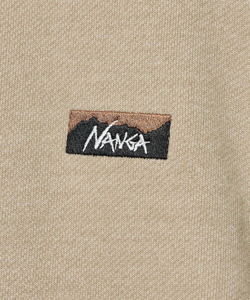 NANGA(ナンガ)の「【NANGA /ナンガ】ミニロゴ刺繍スウェット/ユニセックス(スウェット・メンズ・ブラック/グレー/ベージュ・M/L/XL)」の8枚目の写真