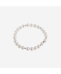 SILVERTAG（シルバータグ）の「U-P6BM メンズ レディース パールブレスレット（ブレスレット）」