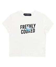 クッキングスター クロップTシャツ アイボリー