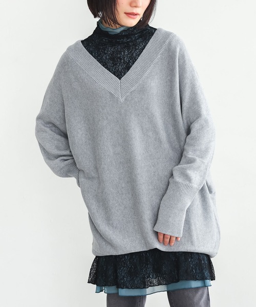 n'OrLABEL(ノアールレーベル)の「レース切替ハイネックカットソー(Tシャツ/カットソー・レディース・アイボリー/ブラック・2/1)」の14枚目の写真