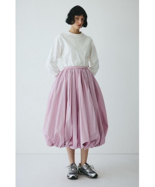 HeRIN.CYE(ヘリンドットサイ)の「Balloon skirt バルーンスカート(スカート・レディース・ライトピンク/ブラック・FREE)」の4枚目の写真