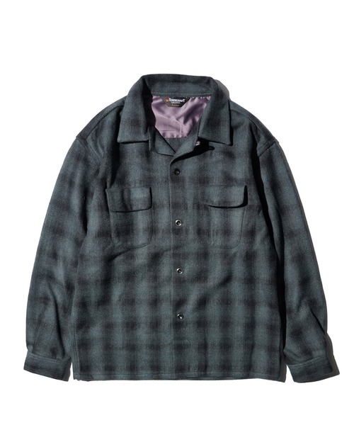 TOWNCRAFT（タウンクラフト）の「2AM 先行予約販売　TOWN CRAFT タウンクラフト /  50S W-LAP LOOP COLLAR SHIRT（シャツ/ブラウス・メンズ・グレー/ホワイト/ブラウン・MEDIUM/LARGE）」の3枚目の写真