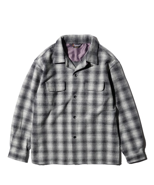 TOWNCRAFT（タウンクラフト）の「2AM 先行予約販売　TOWN CRAFT タウンクラフト /  50S W-LAP LOOP COLLAR SHIRT（シャツ/ブラウス・メンズ・グレー/ホワイト/ブラウン・MEDIUM/LARGE）」の2枚目の写真