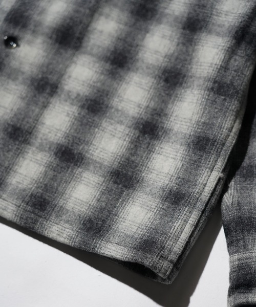 TOWNCRAFT（タウンクラフト）の「2AM 先行予約販売　TOWN CRAFT タウンクラフト /  50S W-LAP LOOP COLLAR SHIRT（シャツ/ブラウス・メンズ・グレー/ホワイト/ブラウン・MEDIUM/LARGE）」の6枚目の写真