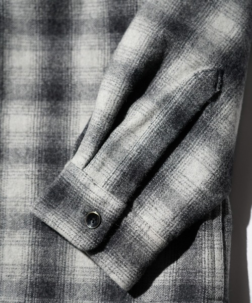 TOWNCRAFT（タウンクラフト）の「2AM 先行予約販売　TOWN CRAFT タウンクラフト /  50S W-LAP LOOP COLLAR SHIRT（シャツ/ブラウス・メンズ・グレー/ホワイト/ブラウン・MEDIUM/LARGE）」の8枚目の写真