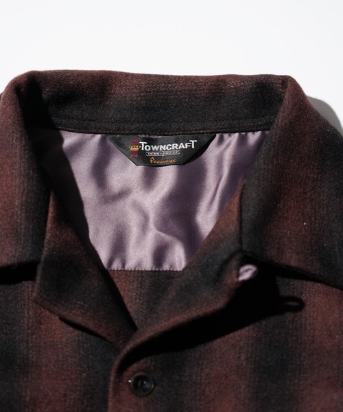 TOWNCRAFT（タウンクラフト）の「2AM 先行予約販売　TOWN CRAFT タウンクラフト /  50S W-LAP LOOP COLLAR SHIRT（シャツ/ブラウス・メンズ・グレー/ホワイト/ブラウン・MEDIUM/LARGE）」の13枚目の写真