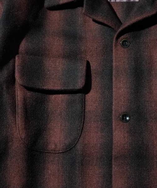 TOWNCRAFT（タウンクラフト）の「2AM 先行予約販売　TOWN CRAFT タウンクラフト /  50S W-LAP LOOP COLLAR SHIRT（シャツ/ブラウス・メンズ・グレー/ホワイト/ブラウン・MEDIUM/LARGE）」の14枚目の写真