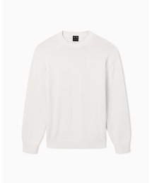ARMANI EXCHANGE | 【A|X アルマーニ エクスチェンジ】91ロゴ コットン ニットプルオーバー(ニット/セーター)
