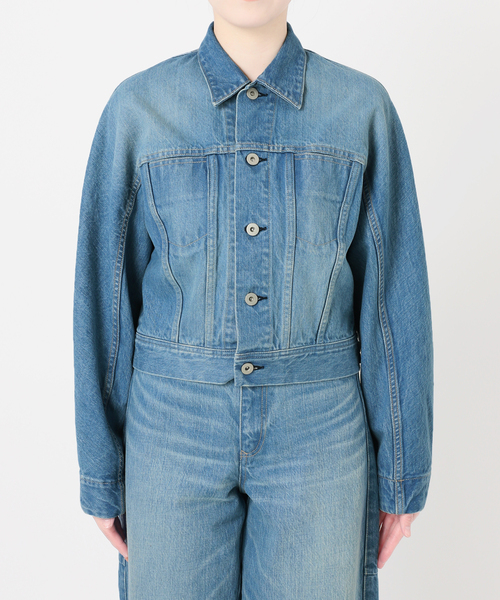 EDIT. FOR LULU(エディットフォールル)の「curve sleeve denim jacket(デニムジャケット・レディース・ブルー系その他・FREE)」の14枚目の写真
