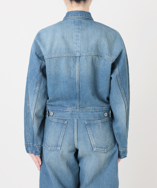 EDIT. FOR LULU(エディットフォールル)の「curve sleeve denim jacket(デニムジャケット・レディース・ブルー系その他・FREE)」の16枚目の写真