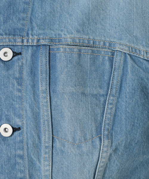 EDIT. FOR LULU(エディットフォールル)の「curve sleeve denim jacket(デニムジャケット・レディース・ブルー系その他・FREE)」の21枚目の写真